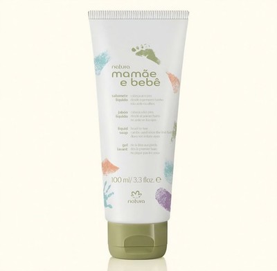 Natura - Mamae e Bebe - Classico - Sabonete Liquido da Cabeca aos Pes 100Ml