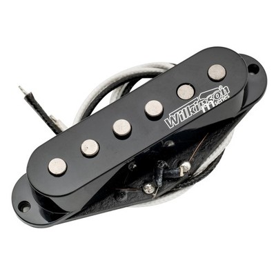 Wilkinson Black Vintage Tone Alnico 5 Single Coil Neck Pickup For Strat Guitar