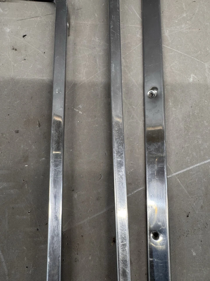 Dodge Charger Barracuda 1966 1967 plegable canastilla asiento trasero molduras Foto 3 de 4