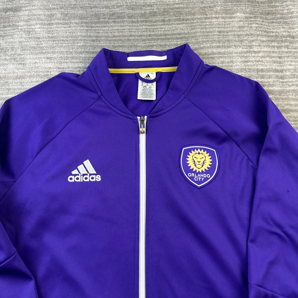 Orlando City SC Adidas Jacket Mens Extra Large MLS Soccer Football Track - Image 3 of 4