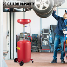 VEVOR 20 Gallon Waste Oil Drain Tank: Professional Oil Changes Made Easy