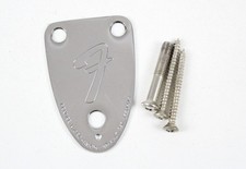 1979 Fender Telecaster/Stratocaster Chrome 3-Bolt NeckPlate USA 1970s CBS Era