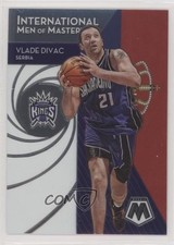 2019-20 Panini Mosaic International Men of Mastery Vlade Divac #18 HOF 02v3
