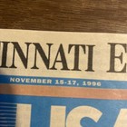 Chicago Times USA WEEKEND MICHAEL JORDAN Nov 15-17, 1996 Newspaper Insert BULLS — photo 2