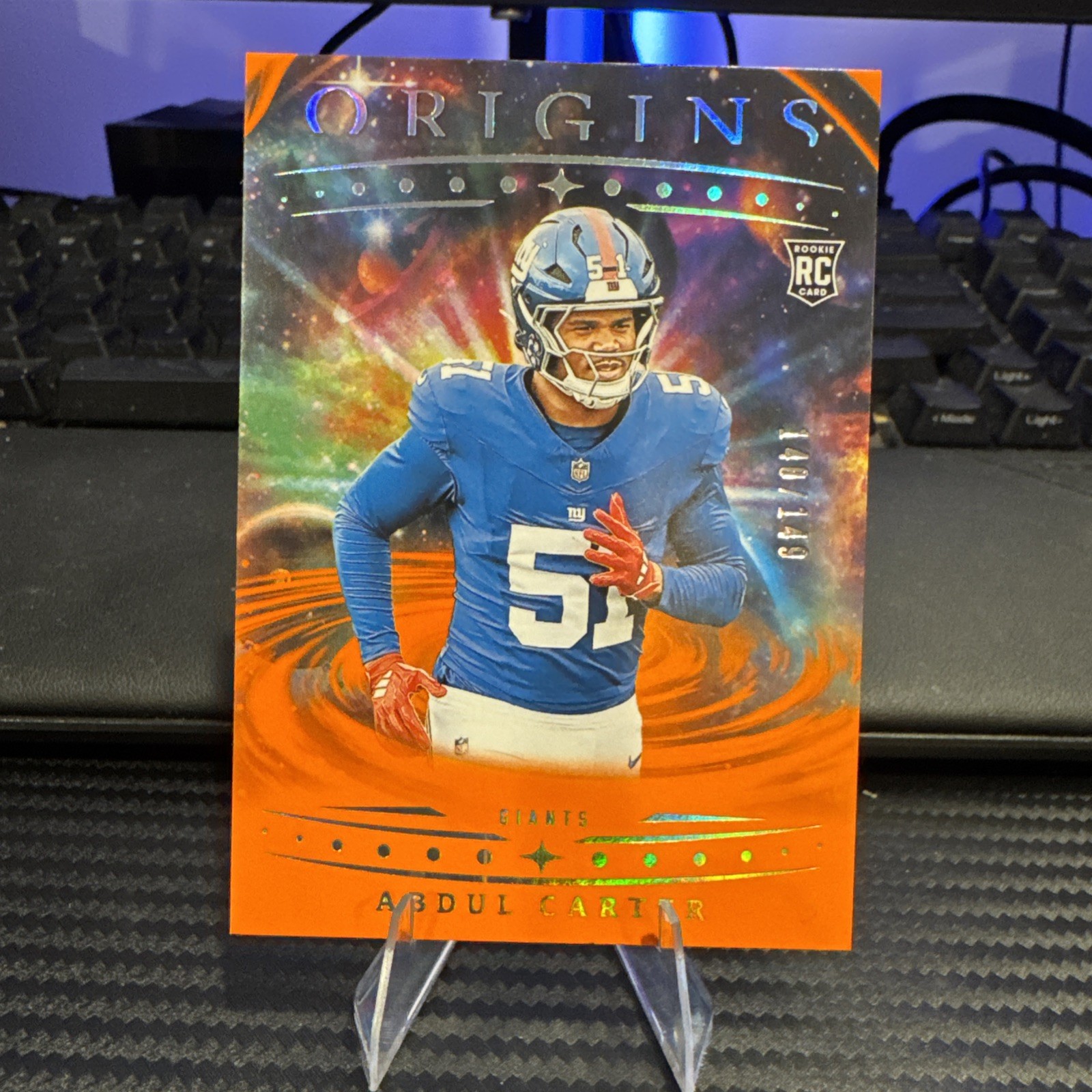 2025 Panini Origins - Rookies Abdul Carter, Abdul Carter #112 Orange /149 (RC)