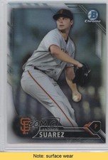 2016 Bowman Chrome Prospects Refractor 94/499 Andrew Suarez #BCP45 READ 5x8