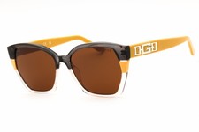 New Guess GU7912 41E Yellow/Brown 55-16-140 Sunglasses
