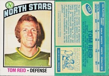1976-77 O-Pee-Chee Hockey Card #123 Tom Reid