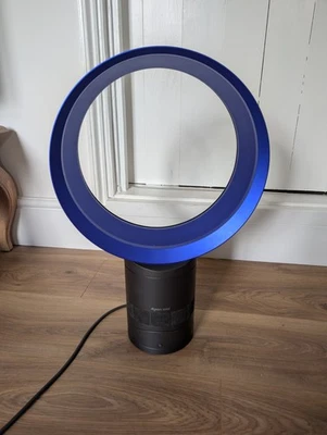 Dyson Cool AM06 300mm blattloser Tischventilator, blau/silber, Aftermarket Fernbedienung gebraucht. - Bild 1 von 4