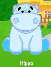 Webkinz Classic Hippo - hm009 - Virtual Adoption Code Only