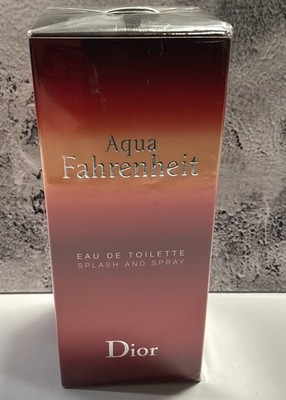 Christian Dior Aqua Fahrenheit Eau de Toilette 4.2 oz Splash/Spray SEALED IN BOX