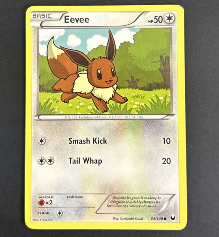 Pokemon TCG Eevee 84/108 Dark Explorers Regular
