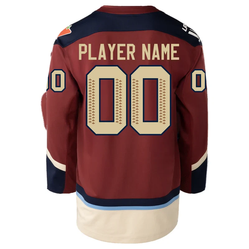Custom Adult Maroon Home / Beige Away All Jersey