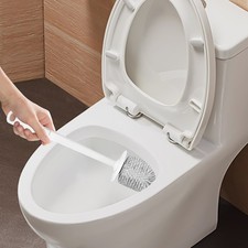 Toilet Bowl Cleaners with 3 Brushes, Floor Standing Wall Mounted Toilet Scrubber