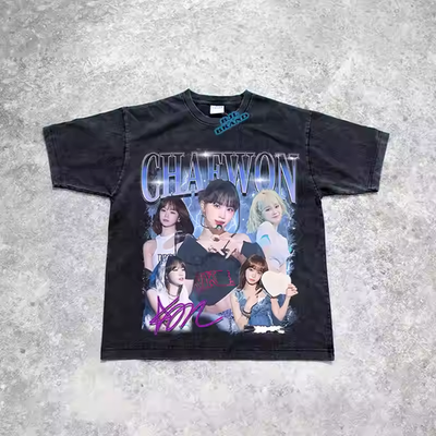 LE SSERAFIM KIM CHAEWON T-SHIRT SWEATSHIRT K-POP JERSEY TOUR