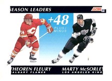 1991-92 Score #297 Theoren Fleury / Marty McSorley