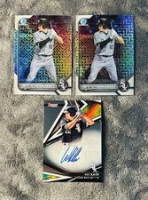 Wes Kath 2022 Bowman Chrome Mojo Refractor (2) & Bowman’s Best Chrome Base Auto
