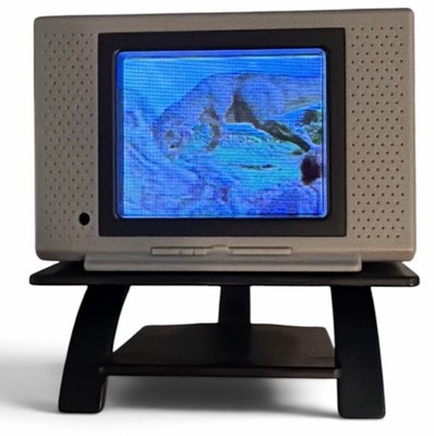 Basic Fun Tiny TV Jurassic Park Collectible No Remote TESTED 3 