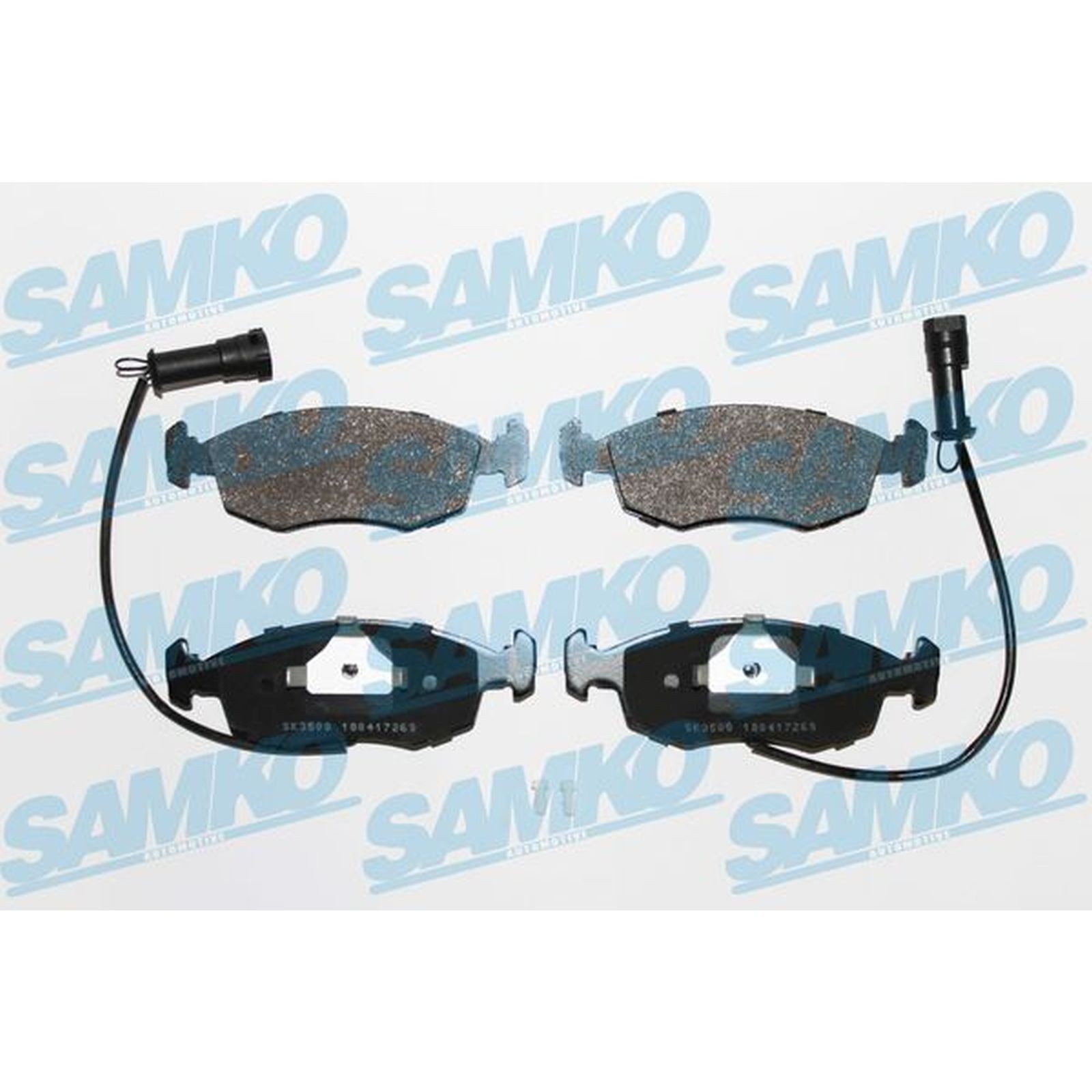 1x ORIGINAL® SAMKO Bremsbelagsatz, Scheibenbremse Vorne für Ford SIERRA II