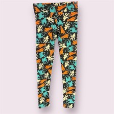 Disney Aladdin x LuLaRoe Leggings Genie Rajah Abu OS Navy Blue Monkey Tiger