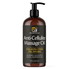 Anti Cellulite Massage Oil Infused with Collagen  Stem Cells  Skin Tightening