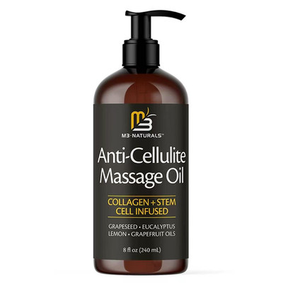 Anti-Cellulite Massage Infused Oil with Collagen & Stem Cells - Skin Tightening