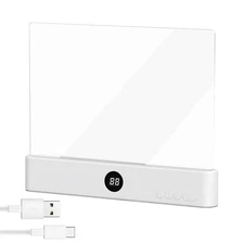 Book Lamp 3 Colors Rechargeable With Timer LED Panel Night Lights For Readers 