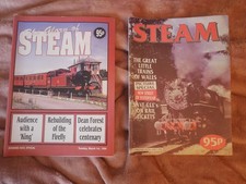Steam / The Glory of Steam, Birmingham Evening Mail train supplement x 2