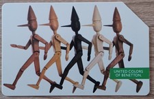 Schede Telefoniche usata Golden n.140 Benetton_Pinocchio