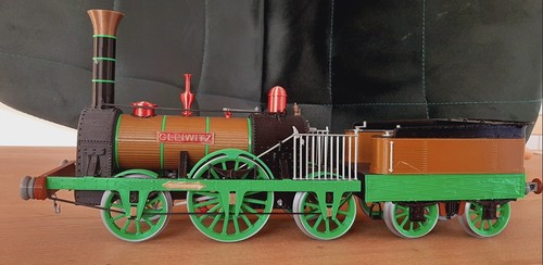 Modell Lokomotive Stephensons Patente 1838 KPEV Preußen (Beschreibung beachten) | Zustand: Neu: Sonstige (siehe Artikelbeschreibung)