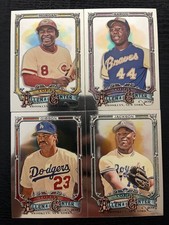 2025 Topps Allen & Ginter Chrome retired lot (4) Morgan Aaron Gibson Bo Jackson