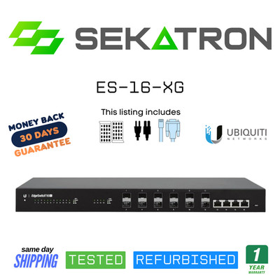   Ubiquiti ES-16-XG EdgeSwitch 16-Port 10GbE Managed Switch  Fast Ship