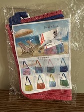Beach Mesh Bag Pouch Children Fun Toys Sea Shell Storage Bag Toy