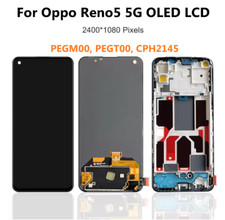 For OPPO Reno5 5G OLED LCD Display Touch Screen Digitizer Assembly Replacement