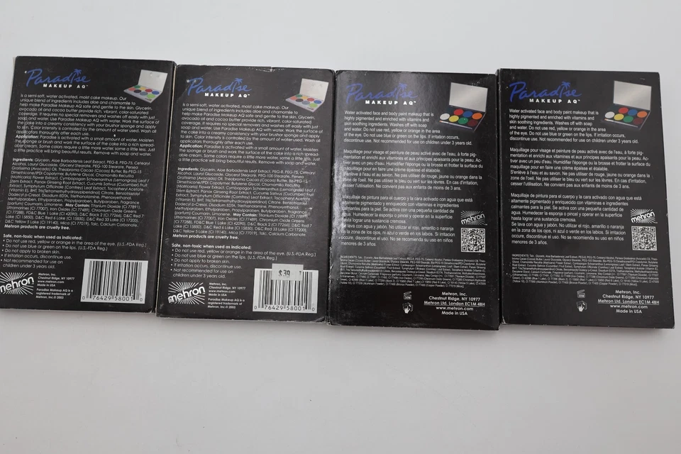 32 PARADISE МАКИЯЖ AQ ТЕЛА КРАСКА МЕХРОН ПАЛИТРА ТРОПИЧЕСКАЯ ПАСТЕЛЬ БЛЕСТЯЩИЙ НЮАНС - Изображение 4 из 4