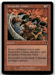 Acceptable Losses - Odyssey #172/350 Common Magic: The Gathering