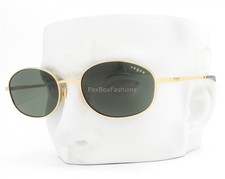 Vogue Sunglasses Shiny Gold Metal Green Tinted Lens VO 4323-S 280 71 with Case