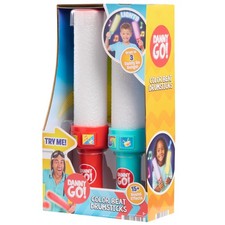 Just Play Danny Go Color Beat Light-Up Musical Drumsticks Toy with 6 Colors, 16