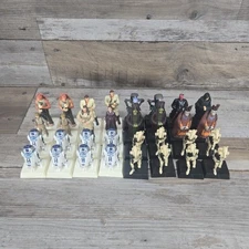 Star Wars Episode 1 Phantom Menace Chess Set 1999 All 32 Figures