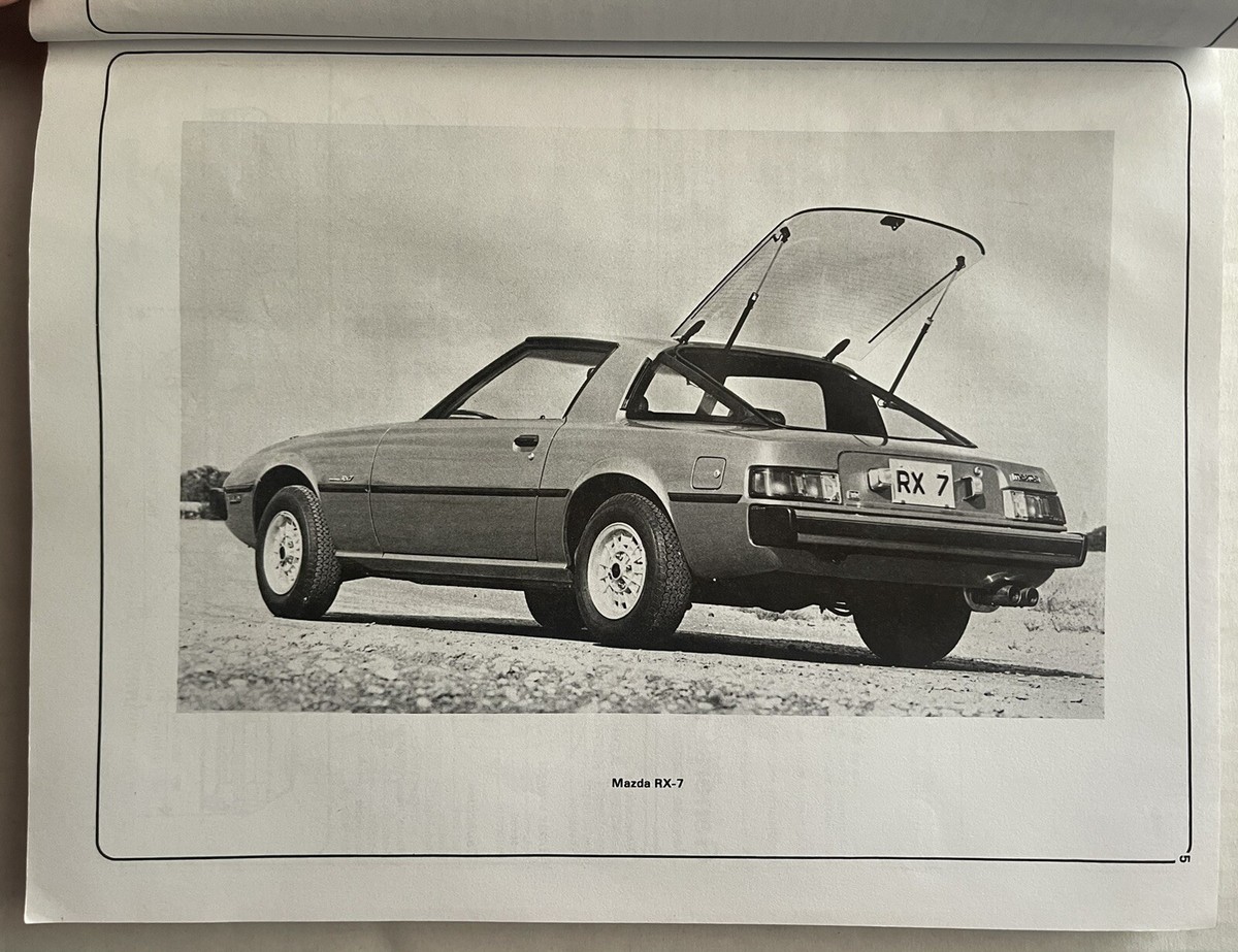 1979 1980 1981 1982 1983 1984 1985 MAZDA RX-7 REPAIR MANUAL HAYNES