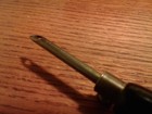 IDEAL 1921 PUNCH BRASS & WOOD HANDLE TOOL IN EXCELLENT CONDITION MADE IN U.S.A. — photo 9