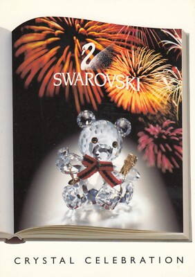 Postkarte Swarovski Kristall Feier Werbung Kris Bär My Ref XQ