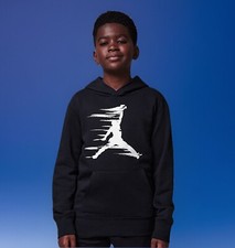 NWT 52 Jordan Little Boys MJ Flight MVP Black Pullover Hoodie Size 6