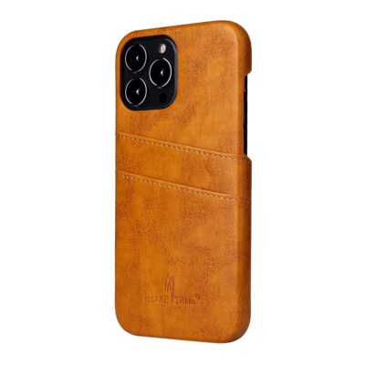 For iPhone 17 Pro Max 16 Plus/14/13 Credit Card Holder Leather Wallet Case Cover