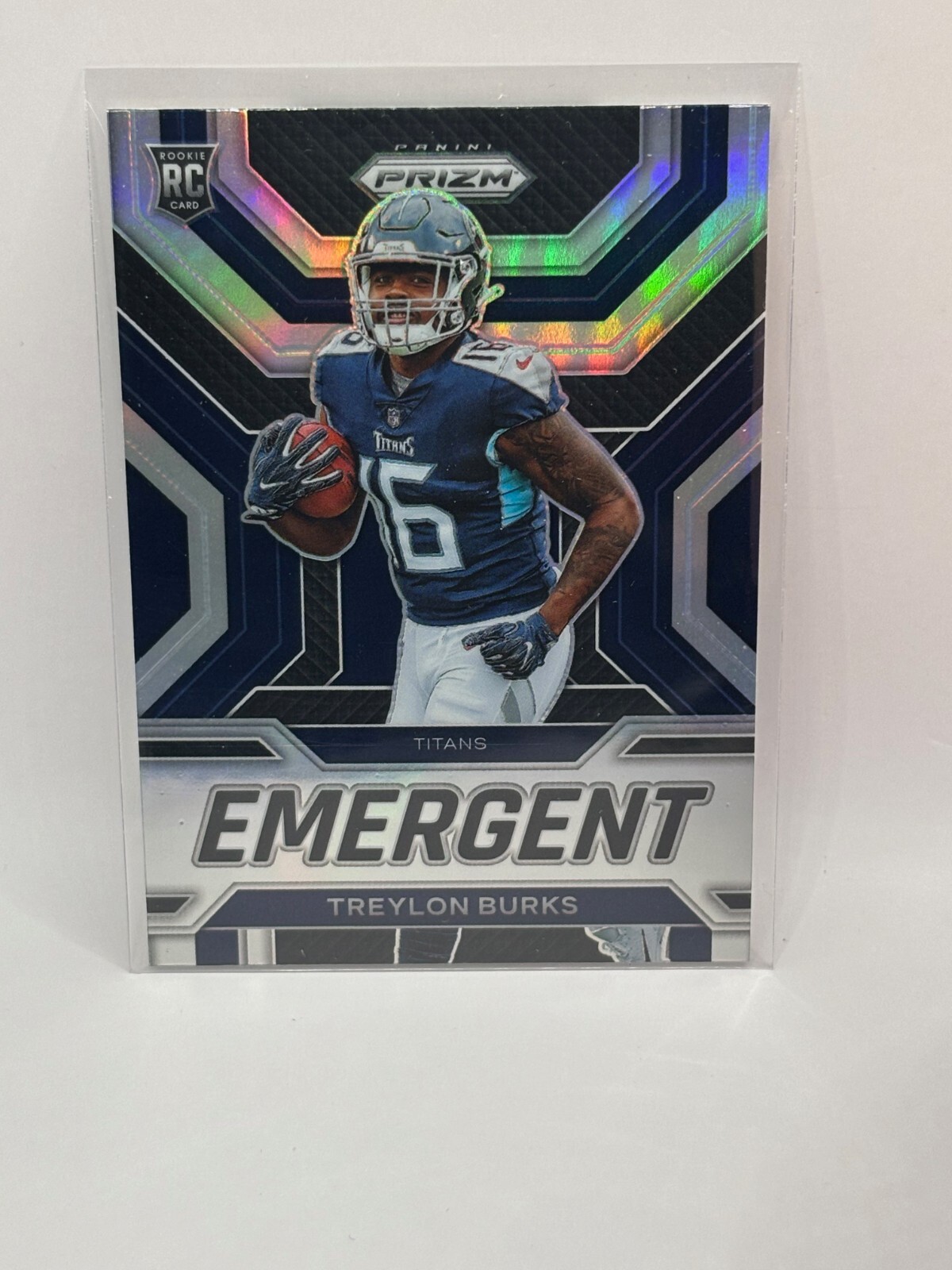 Treylon Burks 2022 Panini Prizm Emergent Silver RC Rookie Titans