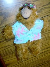 Vintage ALF Hand PUPPET - 1988 Burger King - Alien SURFER - TV Show Plush RARE