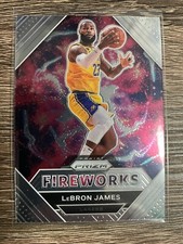 LeBRON JAMES 2020-21 Panini Prizm Basketball Fireworks No. 29