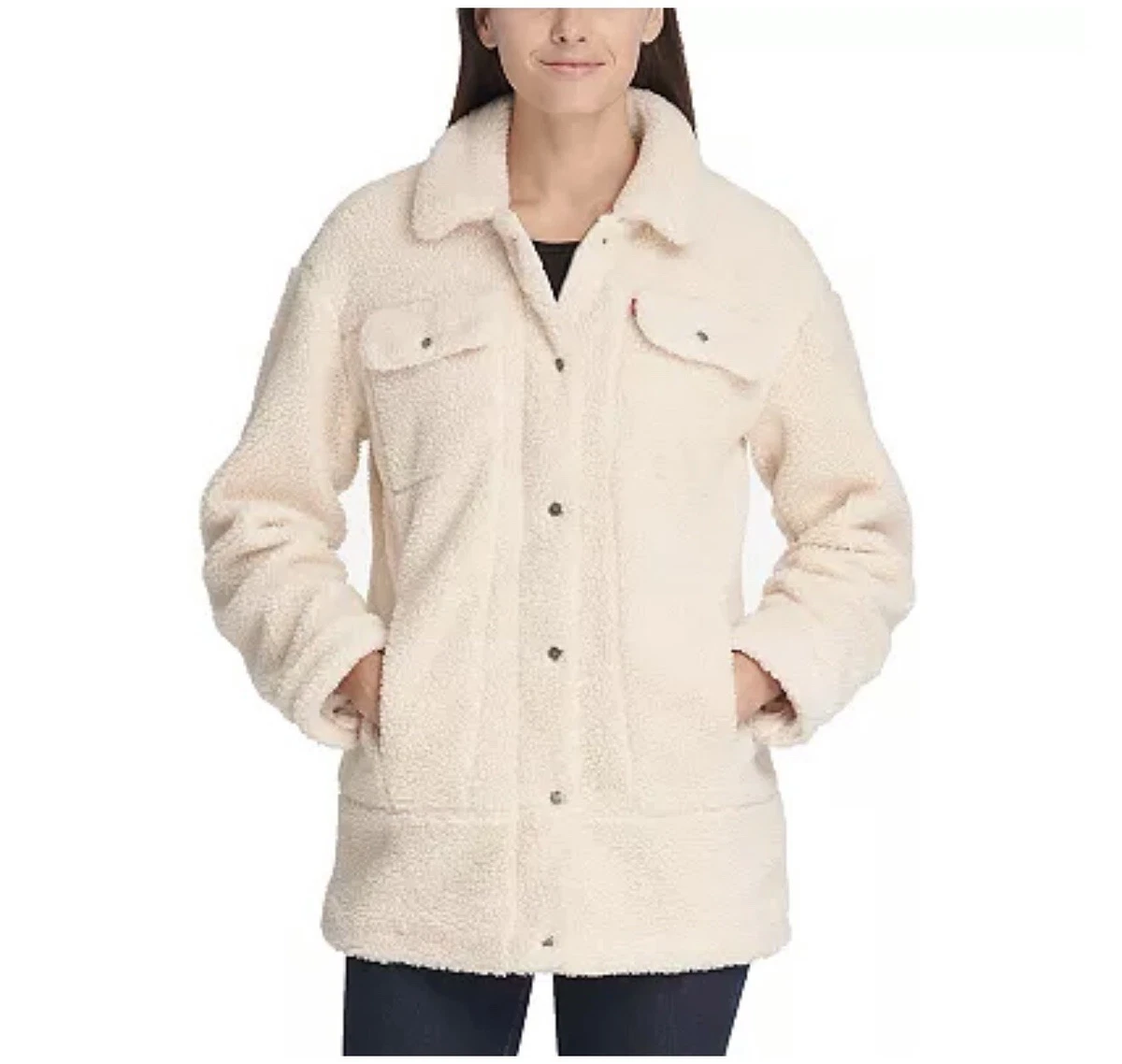 Levi's oversized deals sherpa jacket