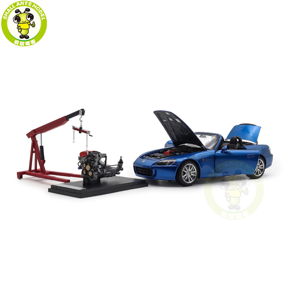 1/18 MOTORHELIX Honda S2000 AP2 Bermuda Blue Pearl Diecast Model