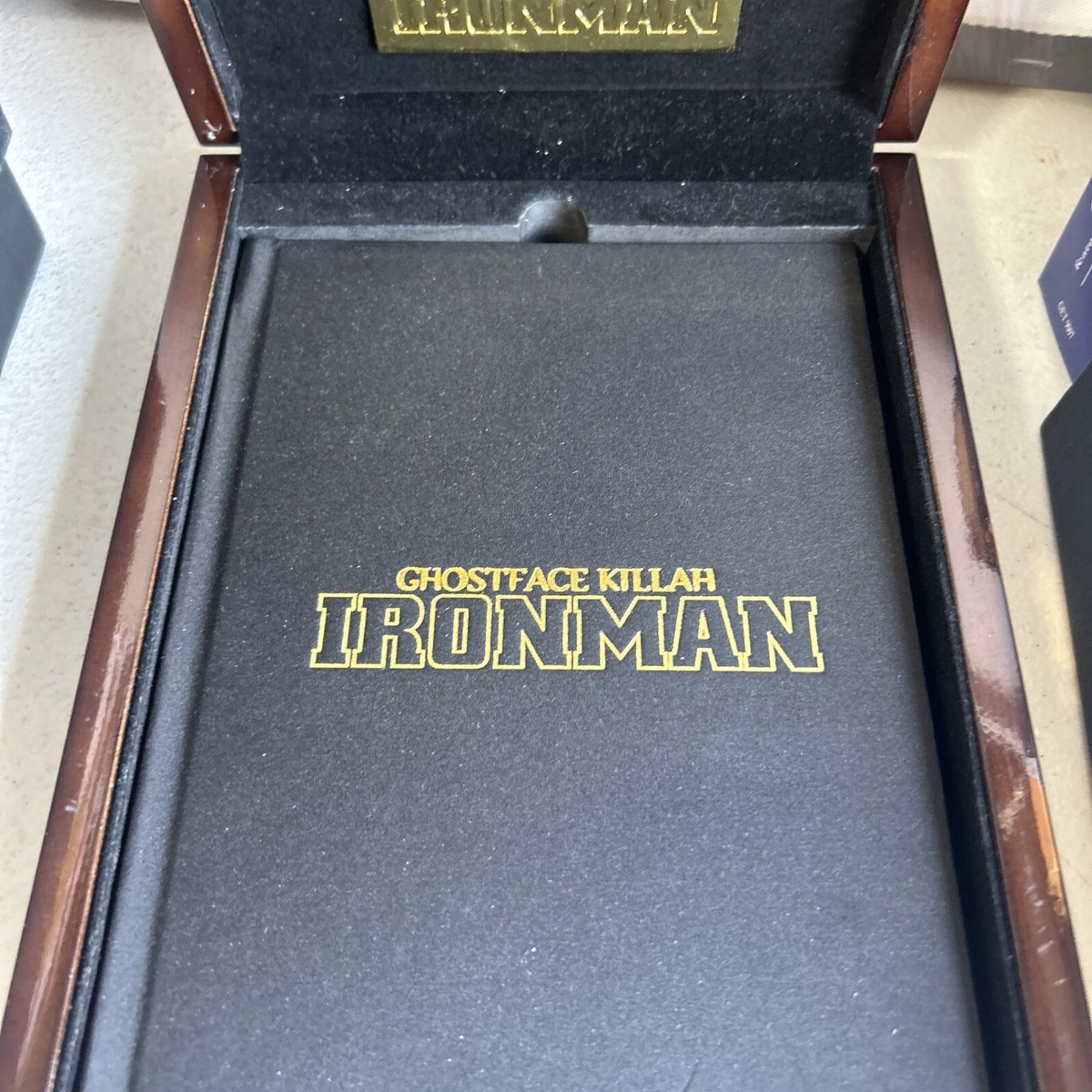 Ghostface Killah Ironman Limited Gold Edition 02 -24K CD Wood Case